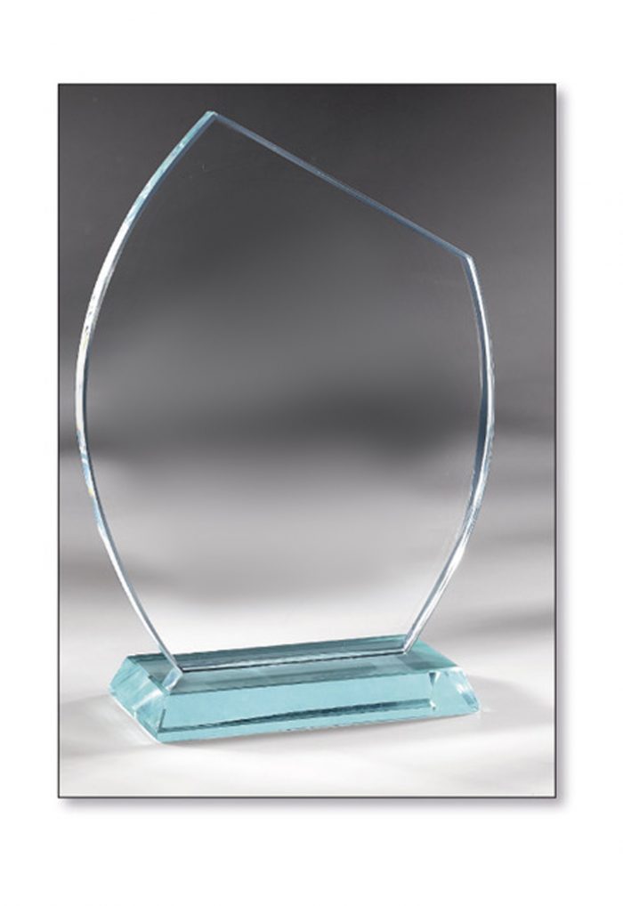Beveled Glass trophy 19cm