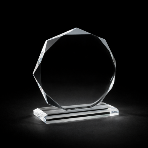 Diamond Glass Trophy 17cm