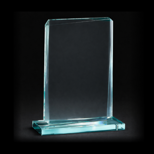 Trophy Glass Rectangle 17cm