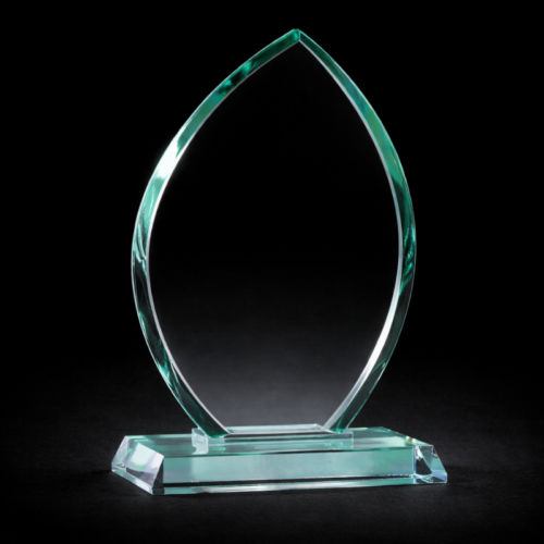 Flame glass Trophy 25cm