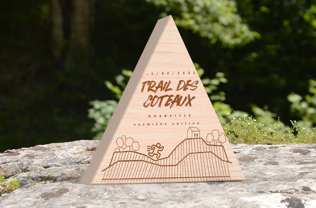 Custom Wooden Trophy for Trails