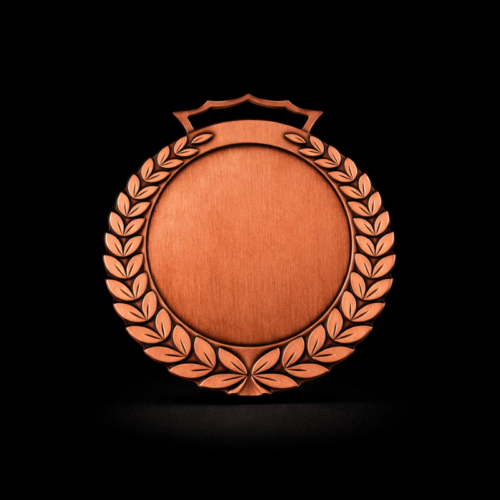 Medal plaque Laurel Bronze 70mm