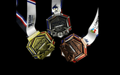 Les médailles Finisher du Marathon de Salon-de-Provence 2025