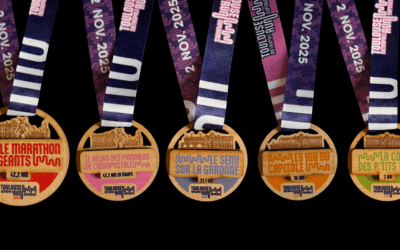 Médailles Toulouse Métropole Run Expérience 2025