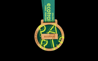 Médaille finishers salomon EcoTrail Paris 2026