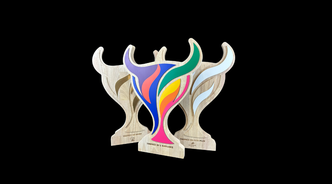 trophées bois challenge ecricome 2026 cnc origine france garantie récompense sport ambiance fair play
