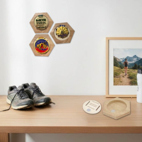 4 Finisher medal displays