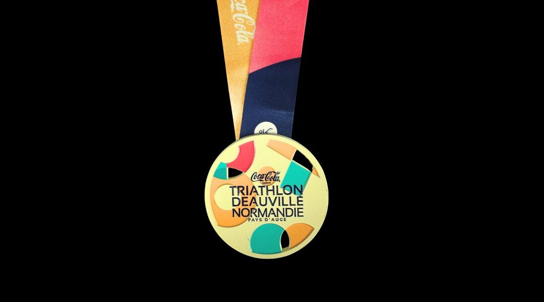 Médailles Triathlon Deauville Normandie 2026